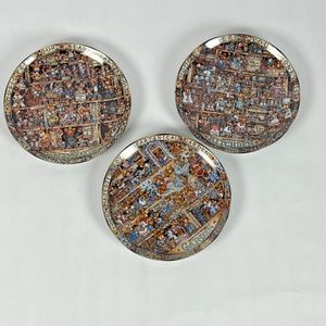Bradford Exchange Lot of 3 Some Beary Nice Place Collection Plates